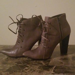 Real leather Steve Madden 4 inch boots